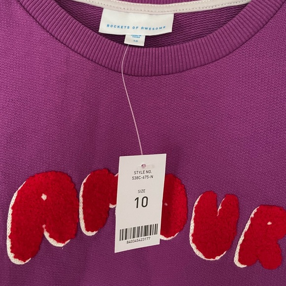 NWT! Rockets of Awesome Amour Dollman Crew Sweatshirt - Picture 9 of 12